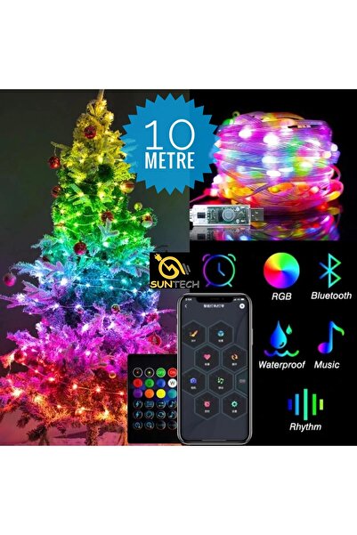 Teknoloji Gelsin 10 Metre Usb Destekli Kontrol Animasyonlu-şeritli-dekoratif-...