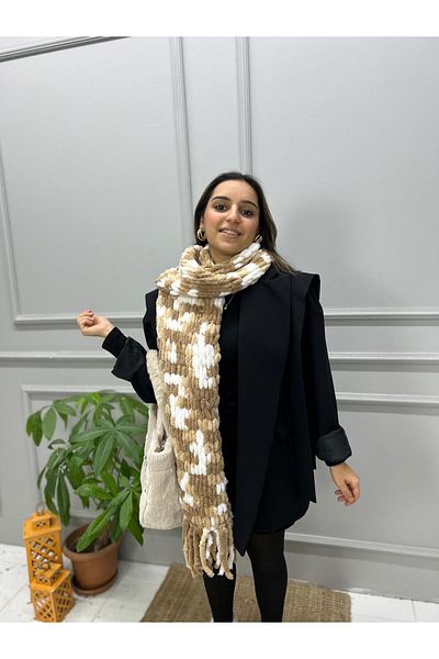 Home Eșarfă moale umflată - Eșarfă la atingere moale / Eleganță Confort și căldură împreună