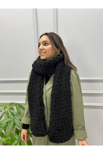 Home Eșarfă moale umflată - Eșarfă la atingere moale / Eleganță Confort și căldură împreună