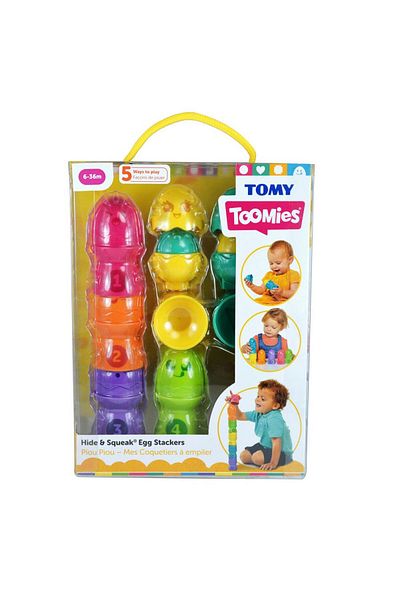 Tomy Toomies Hide and Seek Egg Tower Set Tpr73083