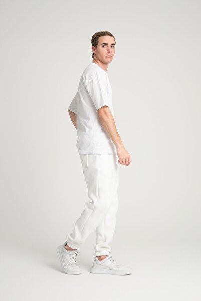 3 ROPE Λευκό Unisex Fleece Φούτερ - Τρεις Κλωστές