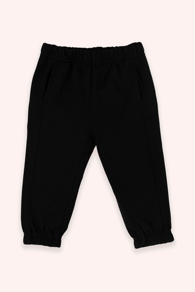 Panço Erkek Bebek Cepli Siyah Eşofman Altı