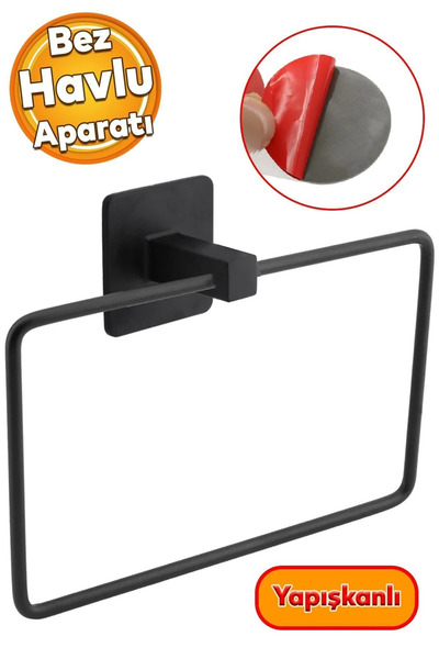 NUBLADO Havluluk Bornoz Askısı Tutacağı Yapışkanlı Banyo Asacağı Asma Aparatı...