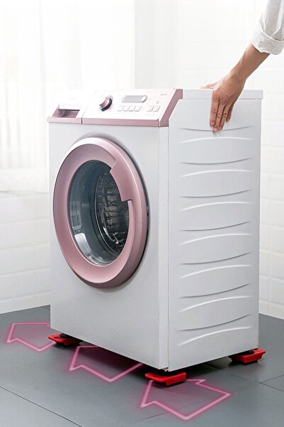 woodhub Tekerlekli Mobilya Taşıma Kaydırma Krikolu Beyaz Eşya Taşıma Aparatı Çamaşır Makinesi Taşıma