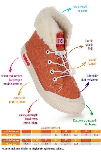 KARAMAZI Karamazı Kids Tigge Daily Elastic Girl's Boat Παπούτσια