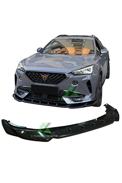 xtuning trakya Cupra Formentor 2020-2024 Parlak Siyah Ön Lip Plastik