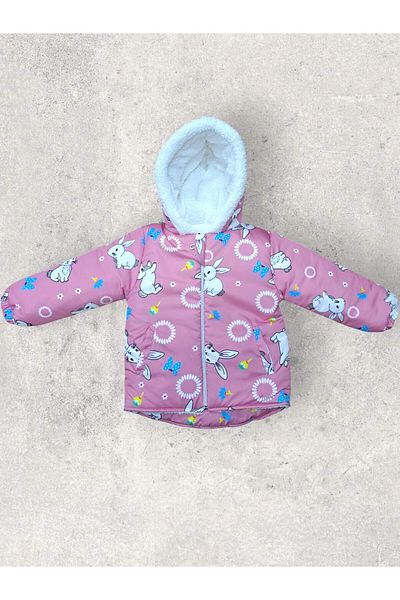 Tosyalı Burak Bebe Children's Winter Coat with Thick Fiber Inside Welsoft - Wind and Waterproof