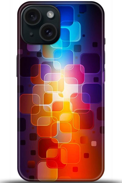 Noprin Apple iPhone 15 Case Hd Printed Case - Custody Series 5431