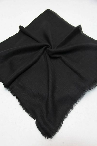 Melodi Scarf Μαύρο Hijab Flaming Γυναικείο Φουλάρι - Απλό Τυρόπανο