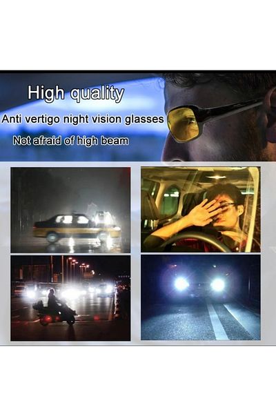 zhara tech Driver Goggles Anti Headlight Night Anti Light Anti Sun Night Vision Goggles