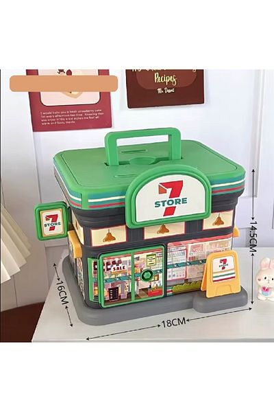 hediyeconcepti WizKidz - Βάζο με κέρματα για αγορίστικο κορίτσι 3+ ετών, αντιθραυστικά αυτοκόλλητα