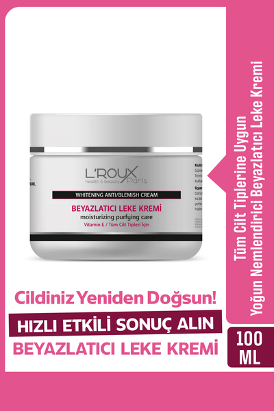 L'roux health & beauty Vitamin C & Doğal Yağlarla Zenginleştirilmiş Aydınlatı...