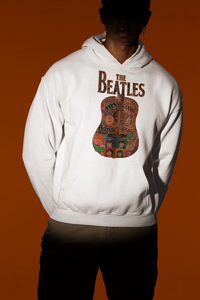 SEVBANO The Beatles Music Band Printed Unisex Oversize Hoodie