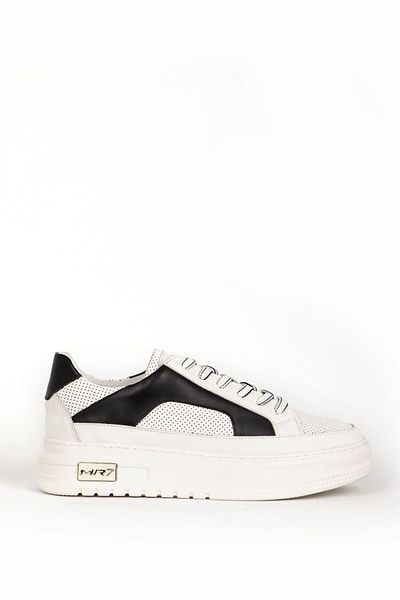 MARCOMEN 19473 Men's White Genuine Leather Casual Shoes