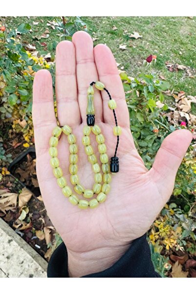 TESBİH ADAM Mărgele de rugăciune pentru încheietura mâinii cu chihlimbar - Cu...