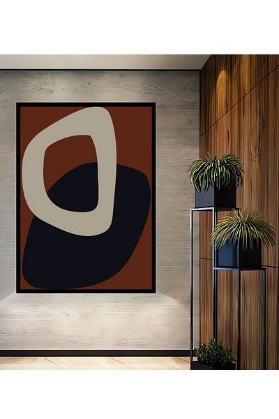 Teona Ahşap Forme organice Decorative Lemn MDF Dreptunghi Acasă, Locul de Muncă Pictură Perete