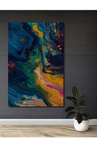 Teona Ahşap Dansul culorilor Decorativ Lemn MDF Dreptunghi Acasă, Locul de muncă Pictură murală