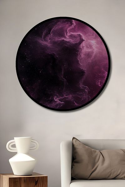 Teona Ahşap Galactic Infinity Decorativ Lemn MDF Rotund Casa, Locul de Muncă Pictură Perete