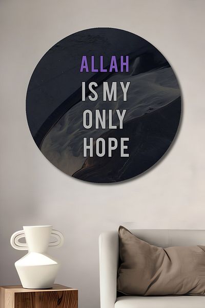 Teona Ahşap Citat inspirat din lemn MDF rotund decorativ pentru casa, locul de munca pictura pe perete