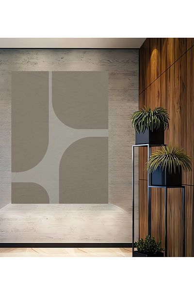 Teona Ahşap Geometric Lemn MDF Dreptunghi Decorativ Acasa, Locul de Muncă Pictură Perete