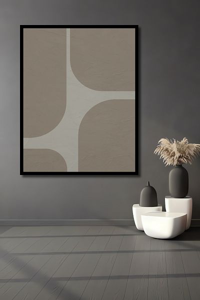 Teona Ahşap Geometric Lemn MDF Dreptunghi Decorativ Acasa, Locul de Muncă Pictură Perete