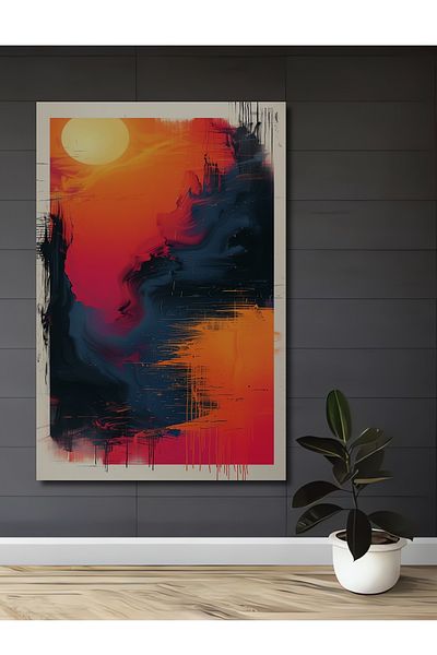 Teona Ahşap Dansul culorilor Decorativ Lemn MDF Dreptunghi Acasă, Locul de muncă Pictură murală