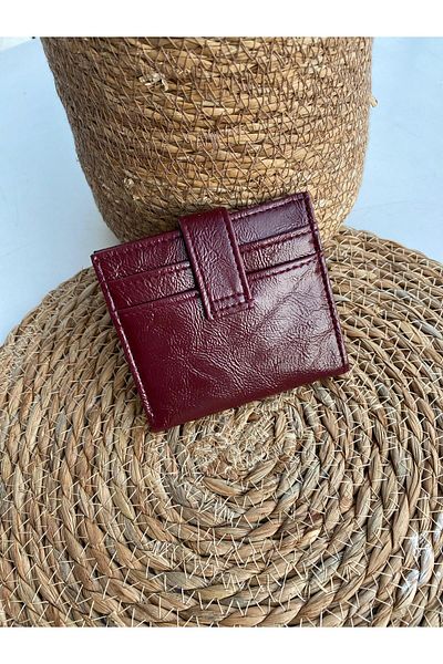 H&D COLLECTİON Soft Textured 8K Card Holder Compartment Paper Coin Compartment Wallet