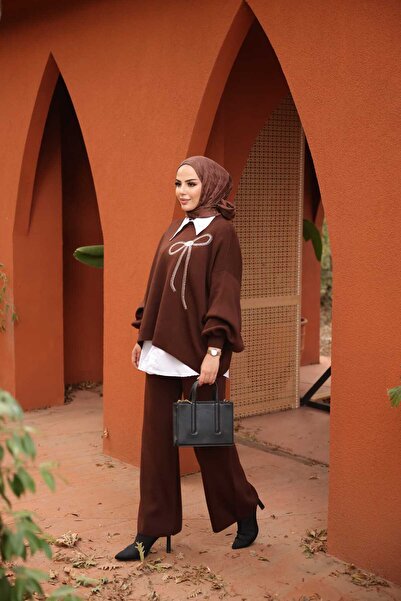 Viskosa مجموعة ملابس تريكو قياسية مكونة من 3 قطع (اختيار مقاس القميص)