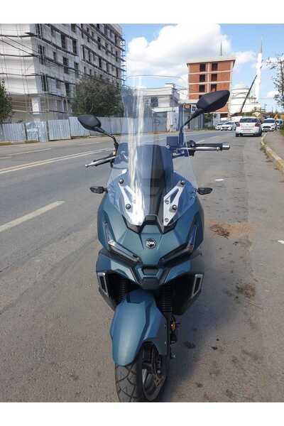 Genel Markalar SYM Adx 125 Siperlik Ön Cam 2023-2025 Model Uyumlu 70cm Şeffaf...