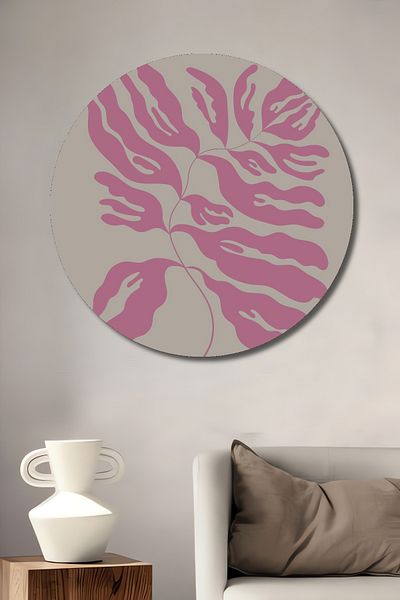 Teona Ahşap Matisse Inspirat Decorativ Lemn MDF Rotund Acasă, Locul de Muncă Pictură Perete