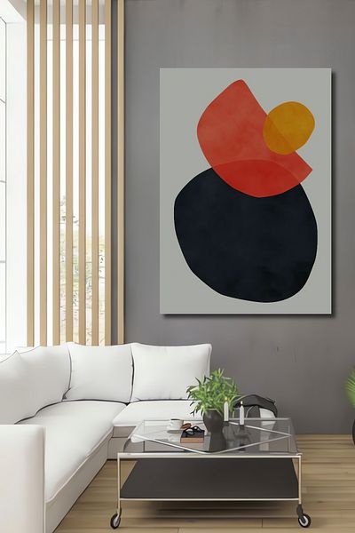 Teona Ahşap Abstracție Geometrică Decorativă Lemn MDF Dreptunghi Acasă, Locul de Muncă Pictură Perete