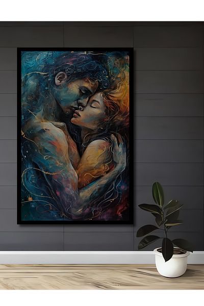 Teona Ahşap Culorile Iubirii Decorativ Lemn MDF Dreptunghi Acasă, Locul de Muncă Pictură Perete