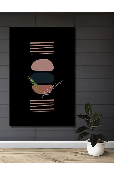 Teona Ahşap Modern Geometric Lemn MDF Dreptunghi Decorativ Acasă, Locul de Muncă Pictură Perete