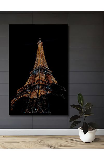Teona Ahşap Turnul Eiffel Lemn MDF Dreptunghi Decorativ Casa, Locul de Muncă Pictură Perete