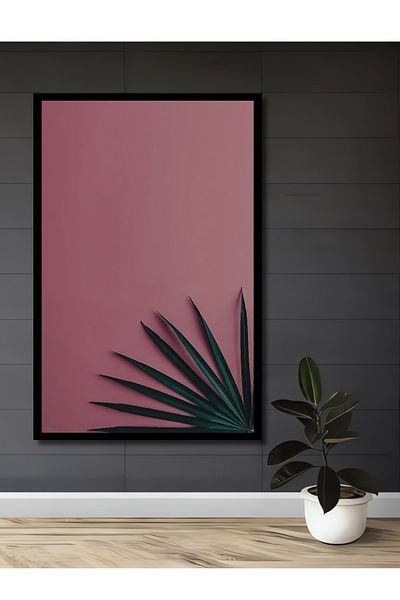 Teona Ahşap Roz Minimalist Lemn MDF Dreptunghi Decorativ Acasă, Locul de Muncă Pictură Perete