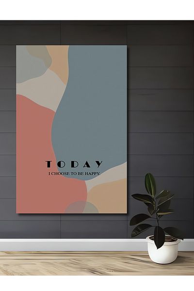 Teona Ahşap Happy Choice Decorativ Lemn MDF Dreptunghi Acasă, Locul de Muncă Pictură Perete