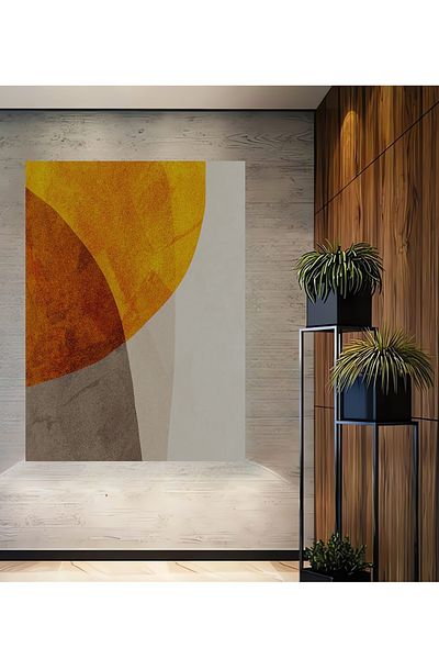Teona Ahşap Artă abstractă Decorativ Lemn MDF Dreptunghi Acasă, Locul de Muncă Pictură Perete