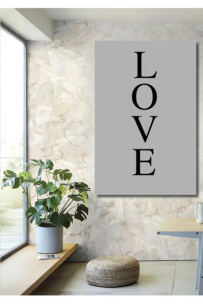 Teona Ahşap Love Design Decorativ Lemn MDF Dreptunghi Acasă, Locul de Muncă Pictură Perete