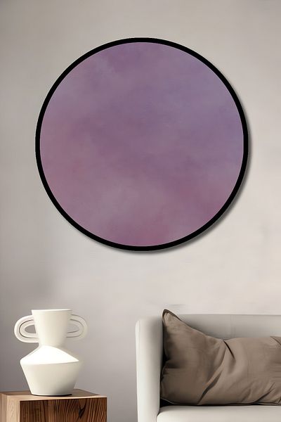 Teona Ahşap Pastel Textura Decorativ Lemn MDF Rotund Casa, Locul de Muncă Pictură Perete