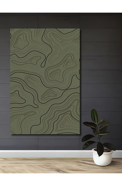 Teona Ahşap Organic Abstract Lemn MDF Dreptunghi Decorativ Acasă, Locul de Muncă Pictură de perete