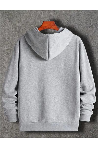 FUNSTYLE Ανδρικό φούτερ με κουκούλα Casual Cutout μεγάλου μεγέθους