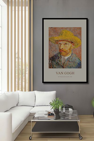 Teona Ahşap Van Gogh Decorativ Lemn MDF Dreptunghi Acasă, Locul de Muncă Pictură Perete