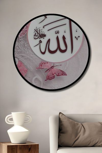 Teona Ahşap Inspirat Decorativ Lemn MDF Rotund Acasă, Locul de Muncă Pictură Perete