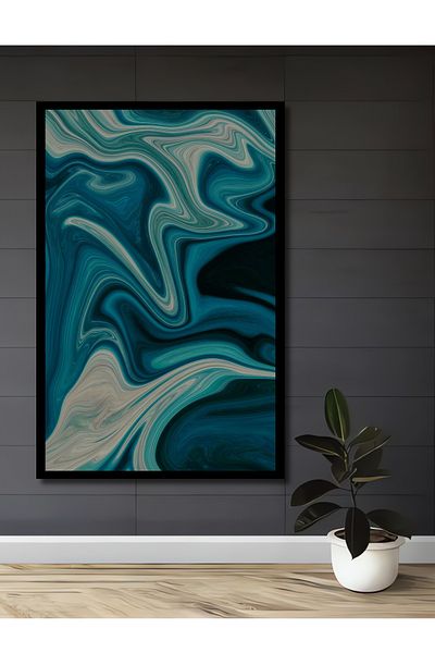 Teona Ahşap Fluid Art Decorativ Lemn MDF Dreptunghi Acasă, Locul de Muncă Pictură Perete