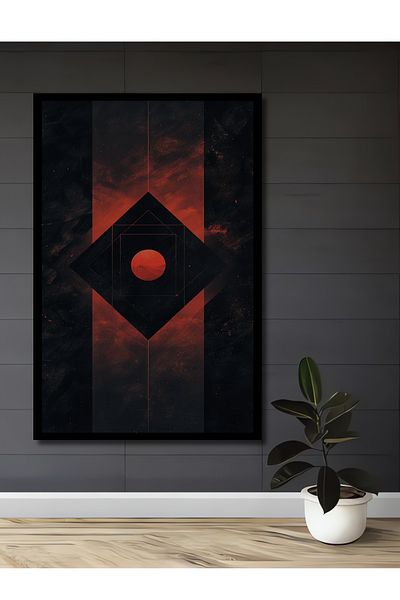 Teona Ahşap Geometrie Cosmică Lemn MDF Dreptunghi Decorativ Acasă, Locul de Muncă Pictură Perete
