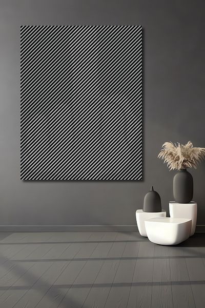 Teona Ahşap Iluzie Oculară Decorativă Lemn MDF Dreptunghi Acasă, Locul de Muncă Pictură Perete
