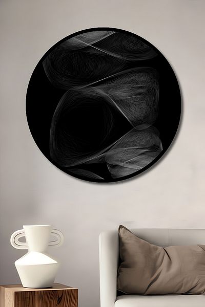Teona Ahşap Forme abstracte Decorative Lemn MDF Rotund Acasă, Locul de muncă Pictură murală