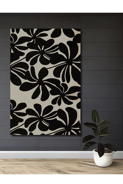 Teona Ahşap Model de flori din lemn MDF dreptunghiular decorativ pentru casa, locul de munca pictura pe perete