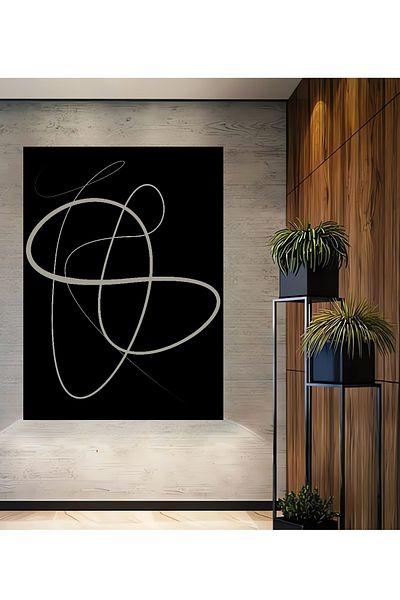 Teona Ahşap Linii abstracte Decorative Lemn MDF Dreptunghi Acasă, Locul de muncă Pictură murală