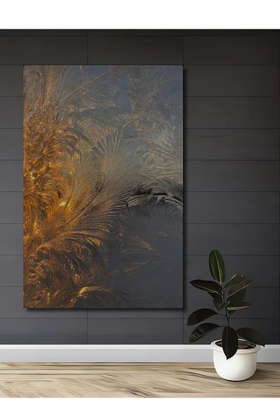 Teona Ahşap Textura aurie Lemn abstract MDF dreptunghiular decorativ pentru casa, locul de munca pictura pe perete